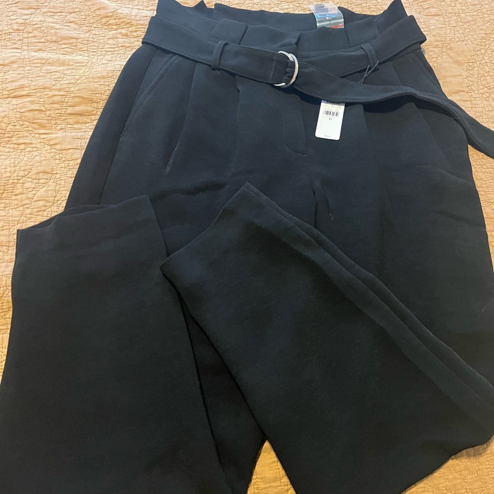 Express Black Trousers with Belt